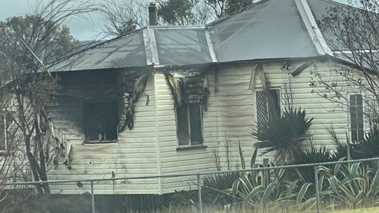 Police and fire investigators will again attend a home in Wantley St, Warwick to determine the cause of a blaze which began inside the property on Monday night. Photo: File