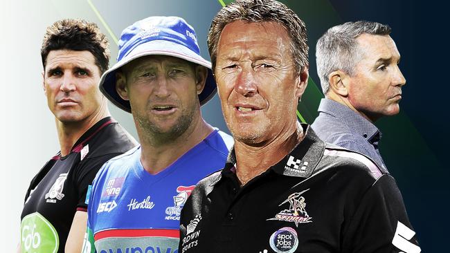 The NRL coaches off-contract in 2018.