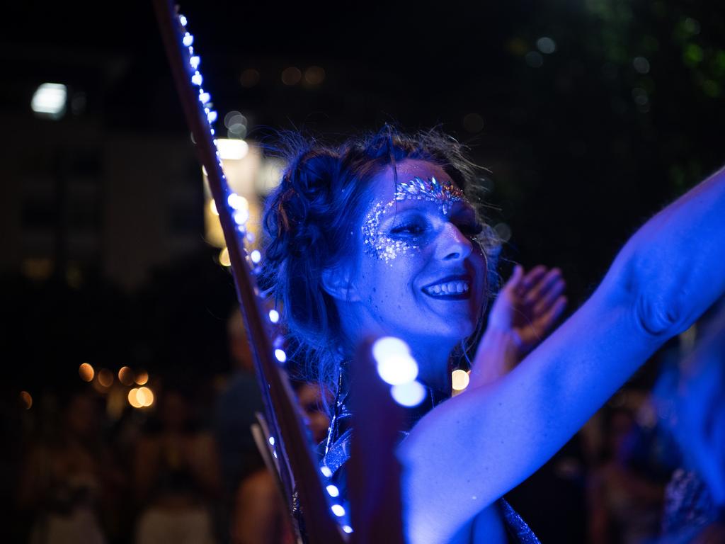 DARWIN, AUSTRALIA Sunday, 31 December, 2023:DARWIN NEW YEARS EVE 2023 Fairy Jill at Darwin Waterfront. Picture: Pema Tamang Pakhrin