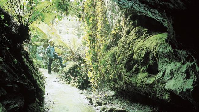 Marakoopa cave at the Mole Creek Karst National Park. Picture: John de la Roche / Tourism Tasmania