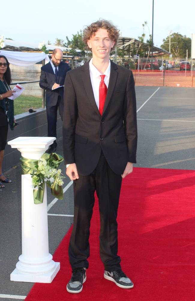 Jace Craig at the 2023 Bundaberg North State High School Prom.