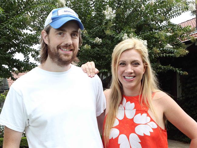 Mike and Annie Cannon-Brookes at their hom in Centennial Park, Sydney. Pic by James Croucher