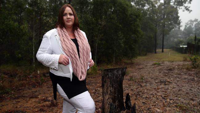 Angry Springfield resident Jo-Ann Sparrow wants to stop the development behind her property. PHOTO: Paul Guy