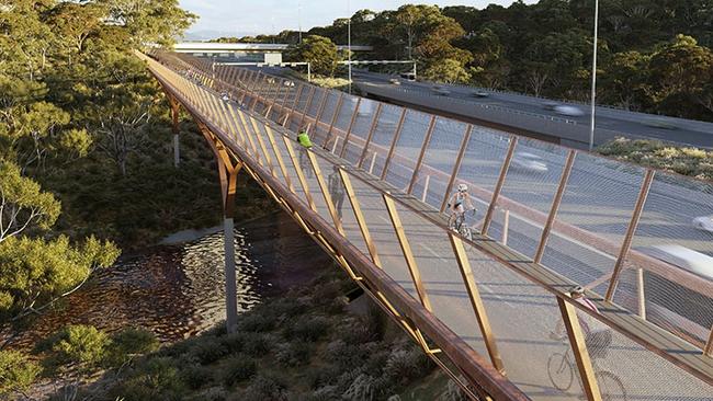 Ms Allan says the federal government has only stumped up $1.75bn for the North East Link.