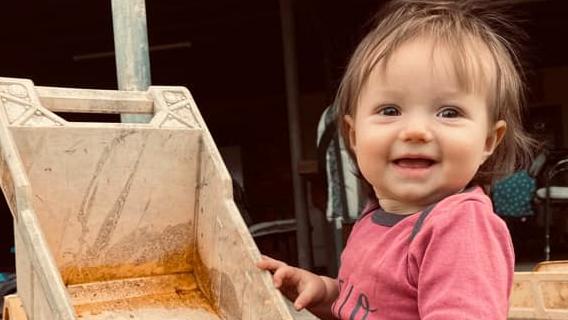 Marlie Simpson, 9 months, is a nominee in the search for Mackay's cutest baby for 2021. Picture: Supplied