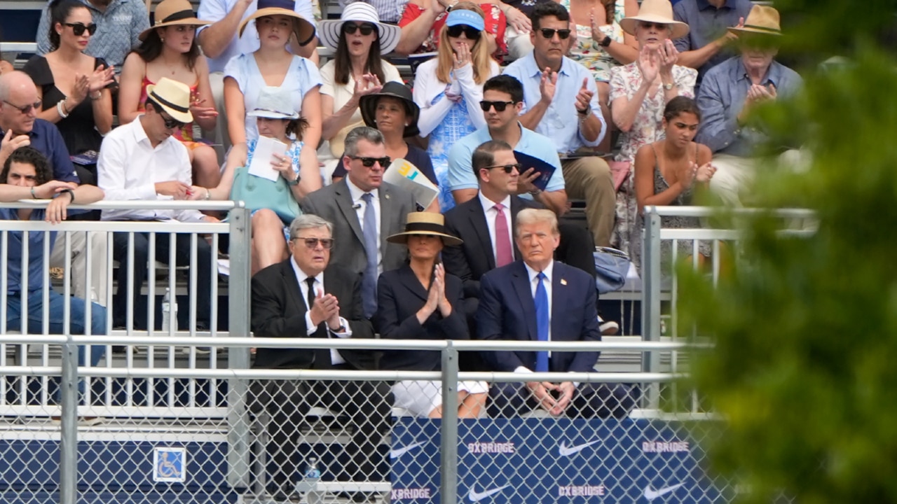 Donald Trump attends youngest son’s graduation | Sky News Australia