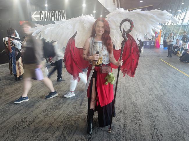 The PAX Aus Convention at the Melbourne Convention and Exhibition Centre (MCEC) on Saturday, October 12, 2024: Lttlelady. Picture: Jack Colantuono