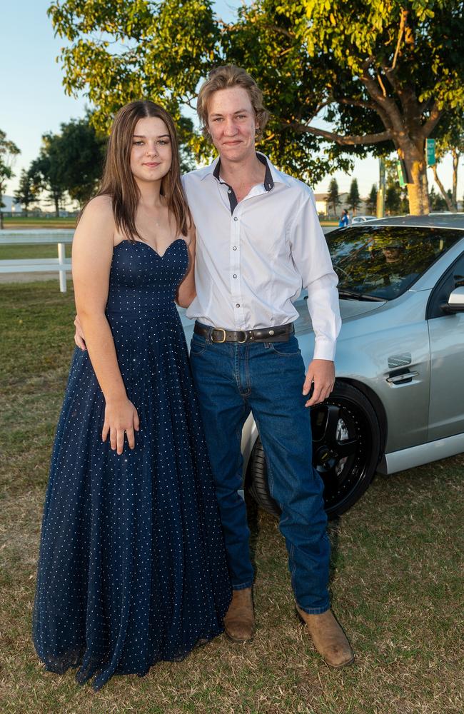 Caitlyn Jacobsen and Kaileb Leppien at the Mirani State High School year 12 Formal.Picture: Michaela Harlow