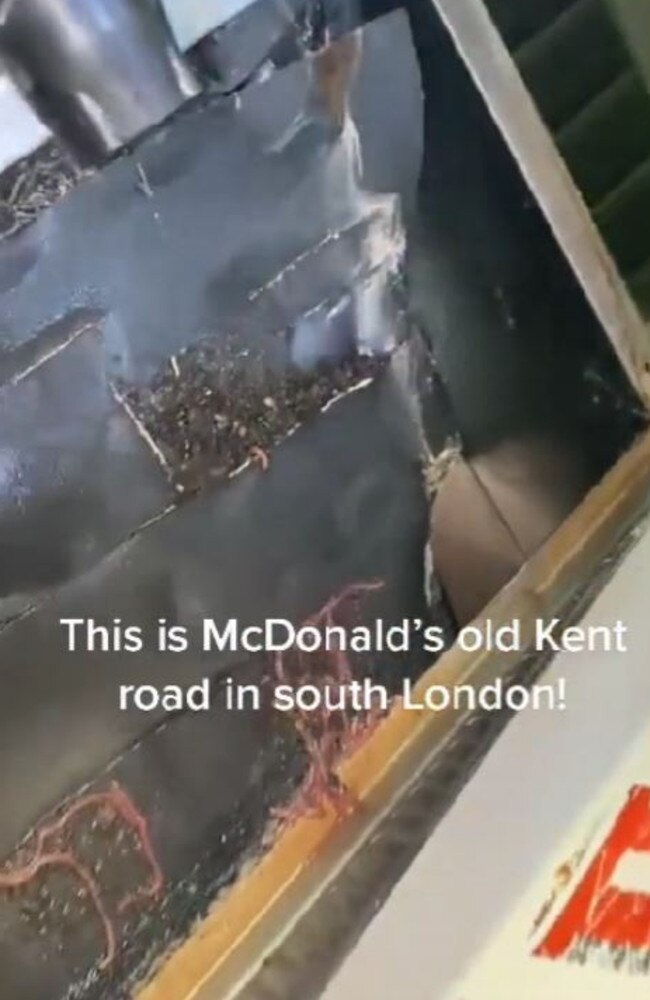 The footage has since sparked disgust on TikTok. Picture: TikTok/McOldKentRoad