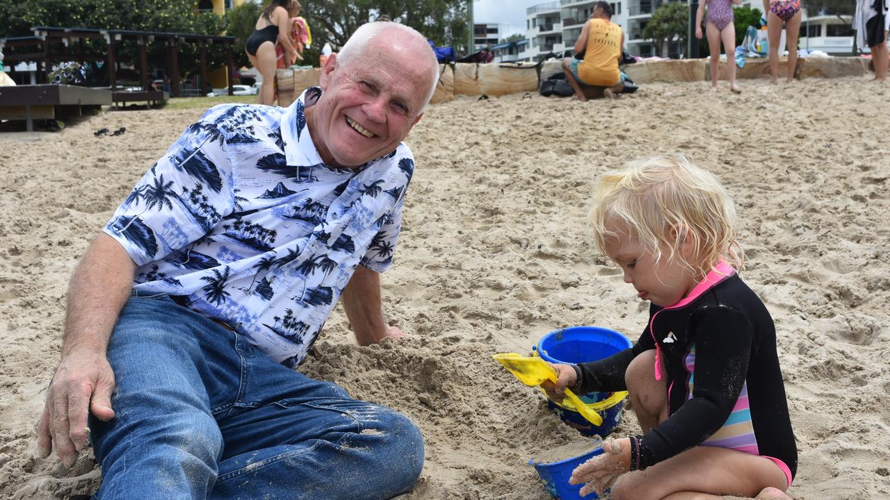 Dennis and River Driver in Cotton Tree Park, Maroochydore for Boxing Day. Picture: Sam Turner