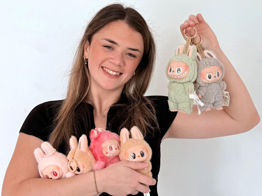 Rachael Clayton is heading to Europe and plans on her seven Labubus with her.
