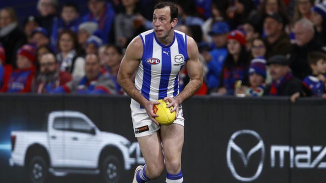 Todd Goldstein has been dropped by the Kangaroos. (Photo by Darrian Traynor/Getty Images)