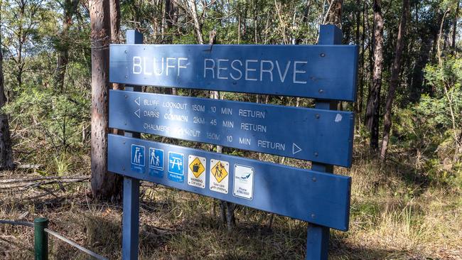 The young men had been watching vidoes on their phones at Bluff Reserve. Picture: Thomas Lisson