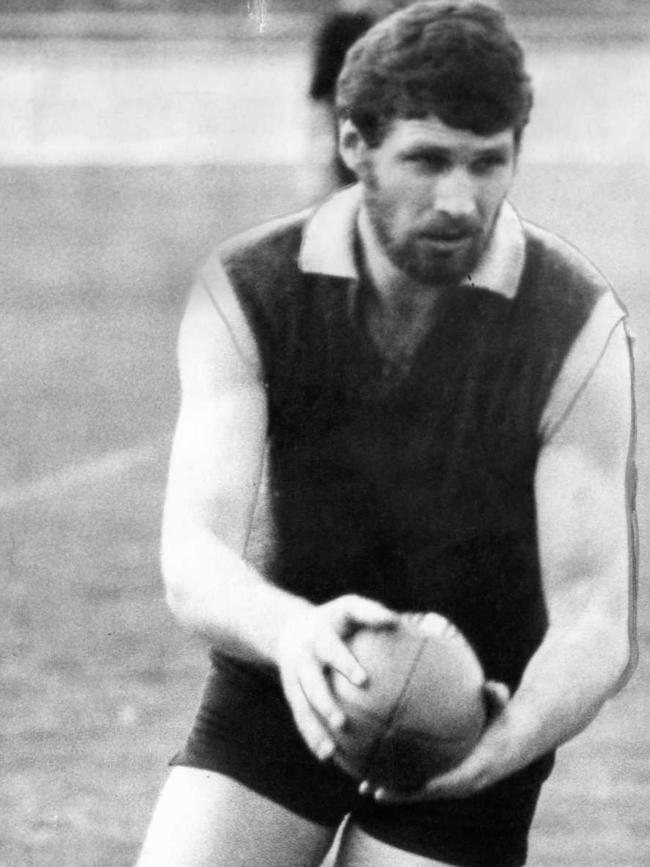 Randall Gerlach at training in 1976.