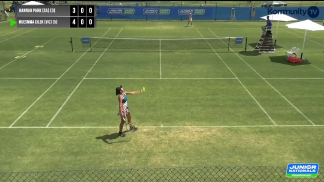 Replay: Australian Junior Grasscourt Championships Day 3 - Hannah Park v Musemma Cilek - Under-12 Girls Singles QF