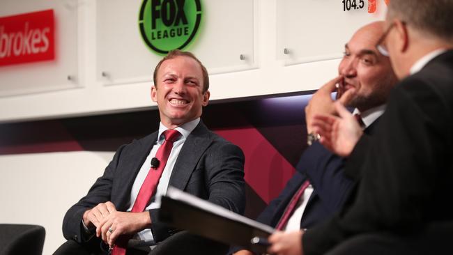 Broncos board member and club legend Darren Lockyer took a 75 per cent hit. Picture: Tara Croser