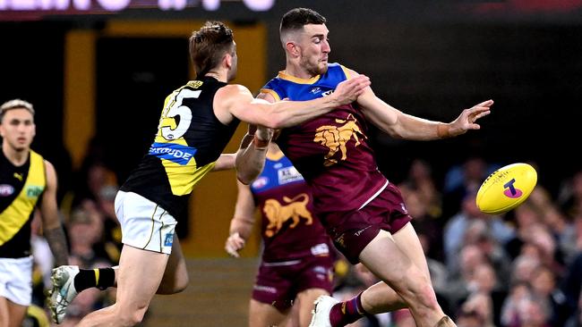 Daniel McStay is expected to leave Brisbane for Collingwood. Picture: Bradley Kanaris/Getty Images