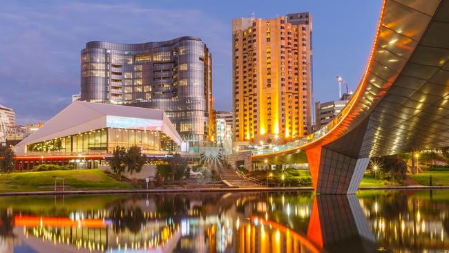 Bernard Salt says Adelaide’s CBD “is a jewel in crown”, and needs to offer something different to suburbia. Picture: Michael Waterhouse/Tourism SA