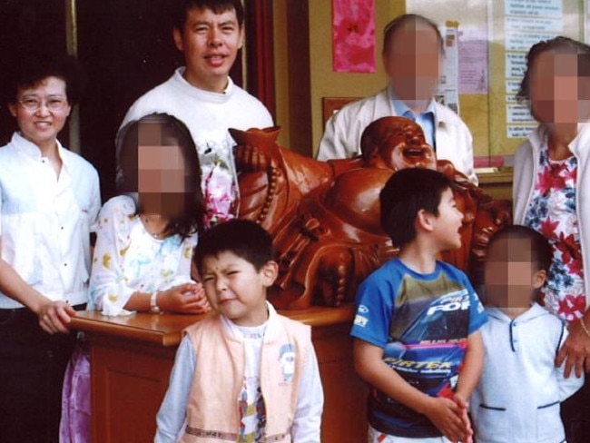 Lilly (left) and Norman ‘Min’ Lin and their sons Terry, 9, and Henry, 12, were bludgeoned to death in their family home along with Lilly’s sister Irene.