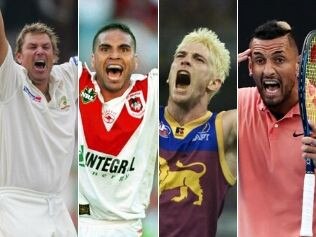 Shane Warne, Anthony Mundine, Jason Akermanis and Nick Kyrgios are polarising individuals.