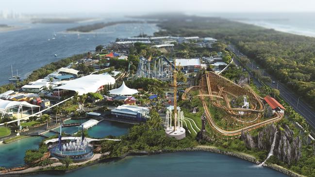 Village Roadshow is building its new Atlantis precinct at Sea World.