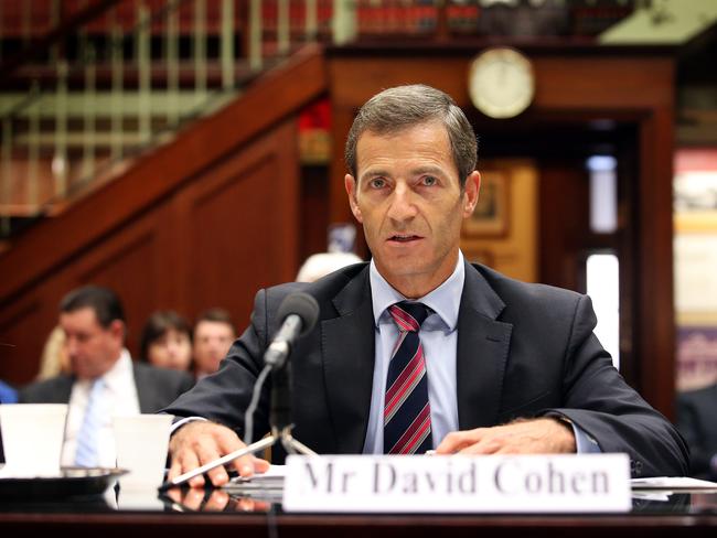 David Cohen; General Counsel and Group Executive, Group Corporate Affairs, at the Commonwealth Bank, speaks at the NSW Senate economics committee inquiry in the post global financial crisis banking sector.