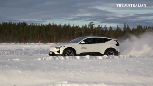 See the Polestar shred on ice