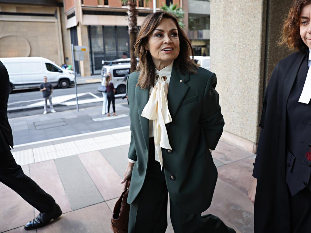 Lisa Wilkinson walks into court on Thursday. Picture: NCA NewsWire/ Adam Yip