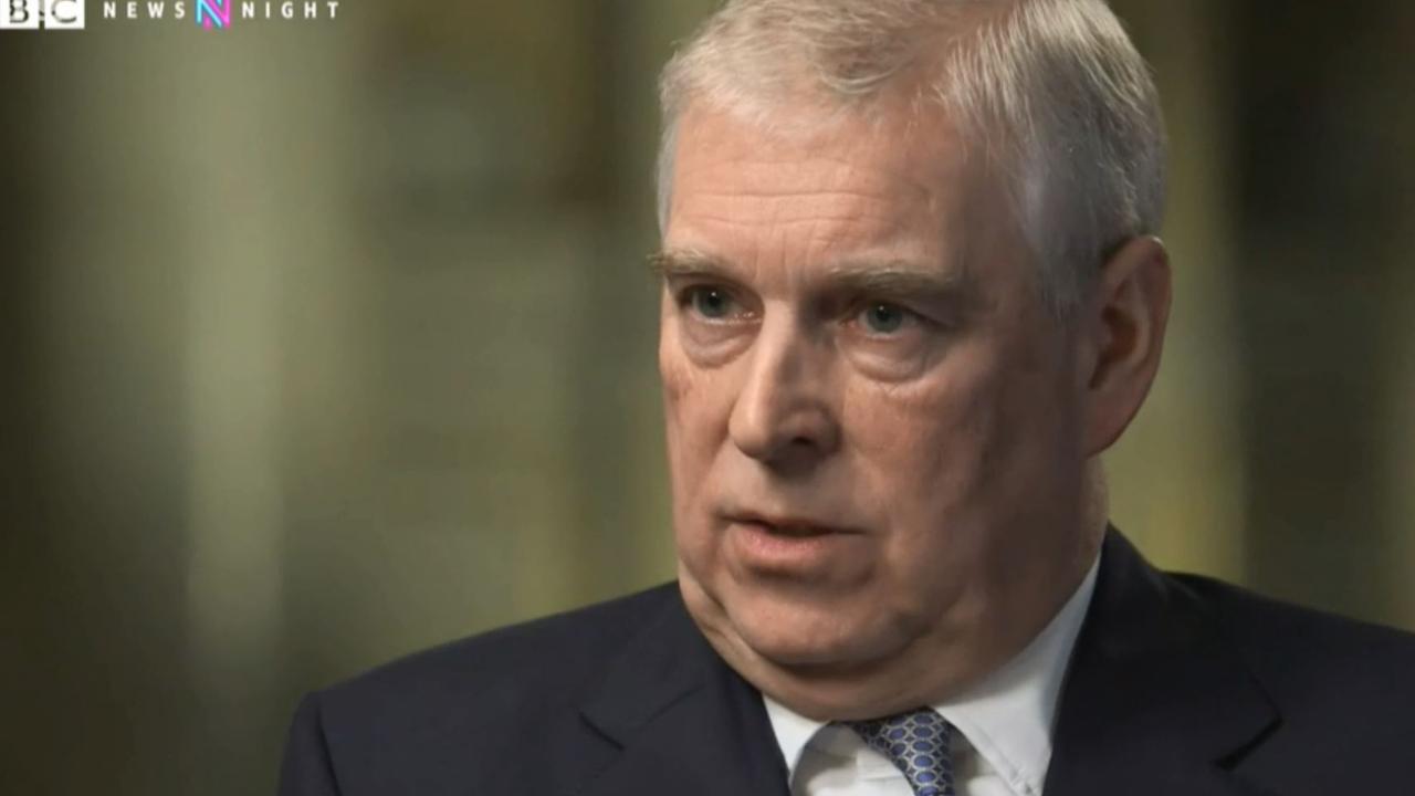 BBC Newsnight's Emily Maitlis interviews Prince Andrew, The Duke of York over his friendship with Jeffrey Epstein. Source: BBC