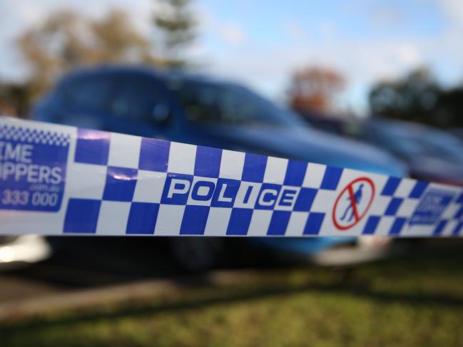 MELBOURNE, AUSTRALIA- NewsWire Photos June 25 2022,  Generic View of Police line tape at a crime scene.Picture: NCA NewsWire /Brendan Beckett