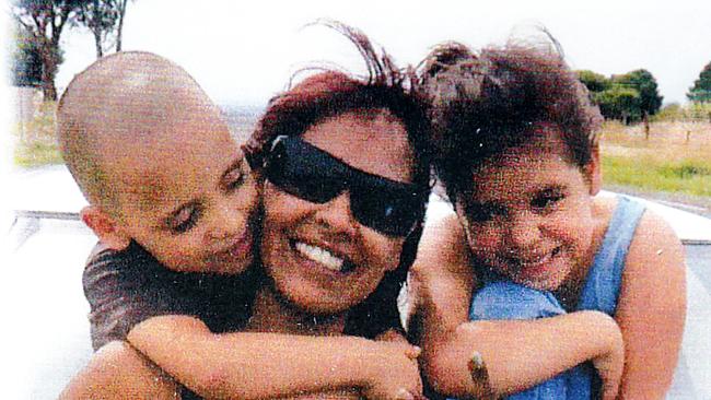 Korey Lee Mitchell, Adelaide Yvette Wilson-Rigney and Amber Rose Rigney. Picture: Supplied by Ms Wilson-Rigney’s family.