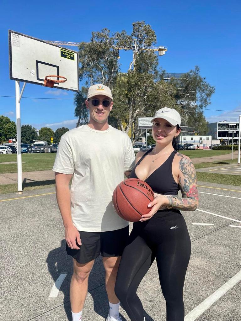 Kris Curley and Emily Irvine at Cotton Tree. Picture: Kristen Camp