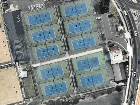 An artist's impression of the $1.3m upgrade to Queens Park Tennis Centre. Photo: Supplied