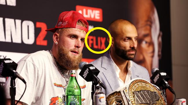 Jake Paul faced the press after the fight.