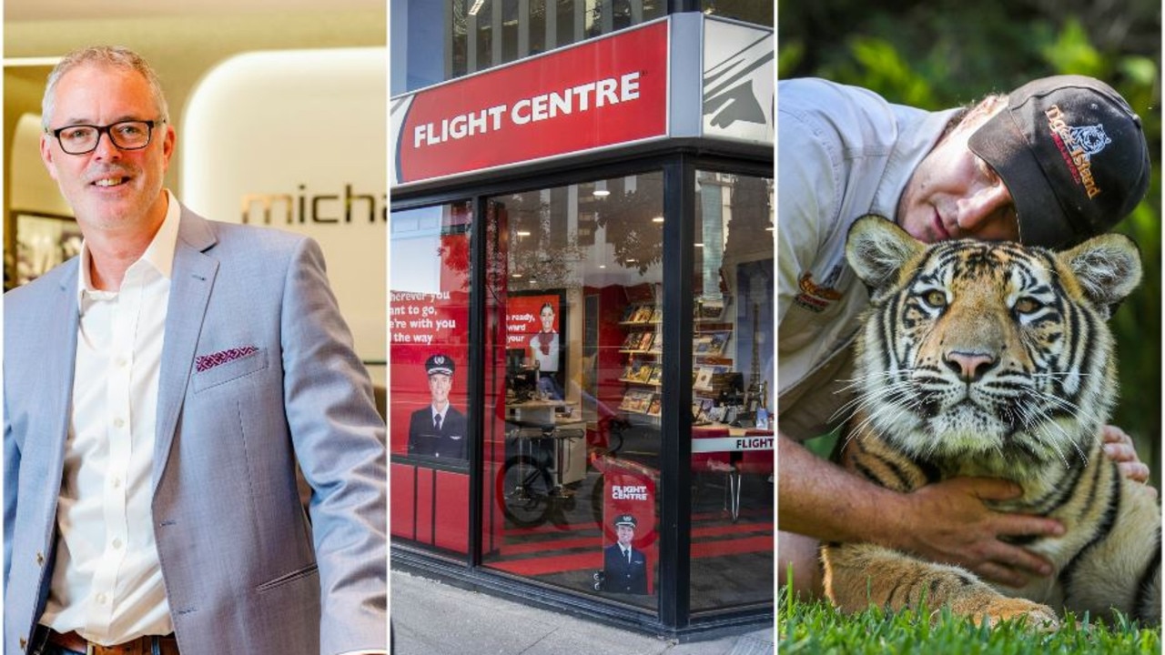 Michael Hill Jewellers, Flight Centre, and Ardent Leisure which runs Dreamworld are among the big businesses hit hard.