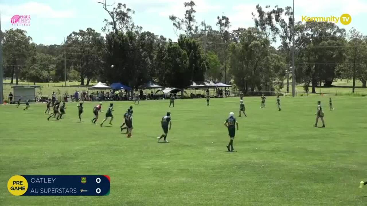 Replay: Oatley v AU Superstars (U12) - 2024 Pacific Youth Rugby Festival Day 1