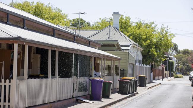 According to neighbours Mr Everson-Clare had lived on Margaret St, North Adelaide, for at least the past eight months. Picture: Brett Hartwig