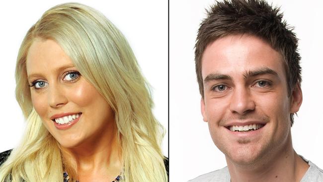 Former 2Day FM presenter Mel Greig and co-host Michael Christian, who carried out the royal prank. Picture: AFP.