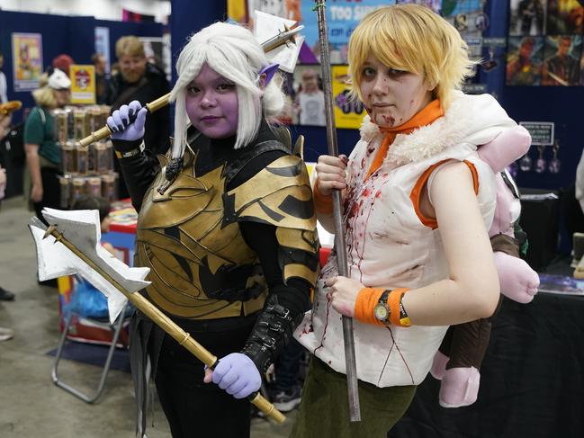 OZ Comic-Con Gallery. OZ comic at Melbourne Exhibition and Convention Centre.Asta - Minthara and Beth - Heather . Picture: Valeriu Campan