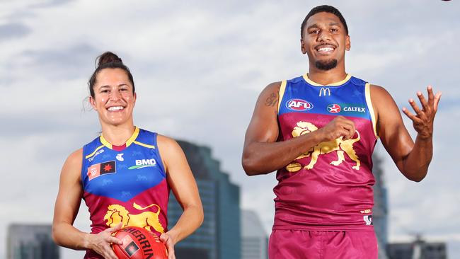 Both Coleman and AFLW star Ally Anderson have recommitted to the Lions. Photo Steve Pohlner