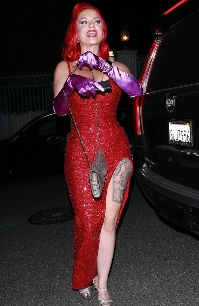 Jessica Rabbit made an appearance. Picture: BackGrid.