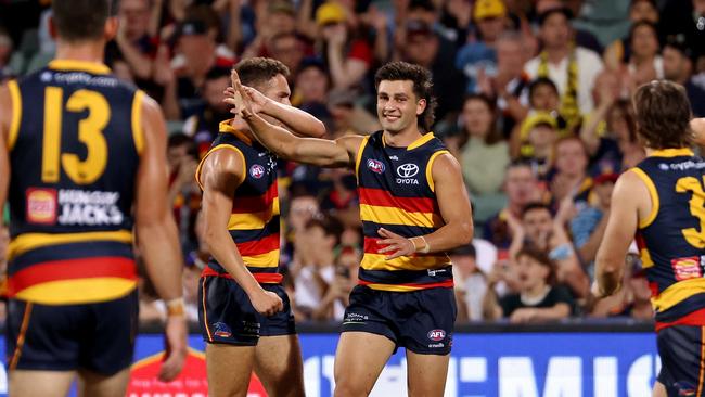 Joshua Rachele was crucial to Adelaide’s win. Picture: Getty Images