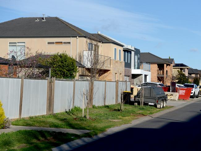 Mr Aropp was taken into custody from Hopetoun Green in Caroline Springs after allegedly attacking residents. Photo: NewsWire / Andrew Henshaw