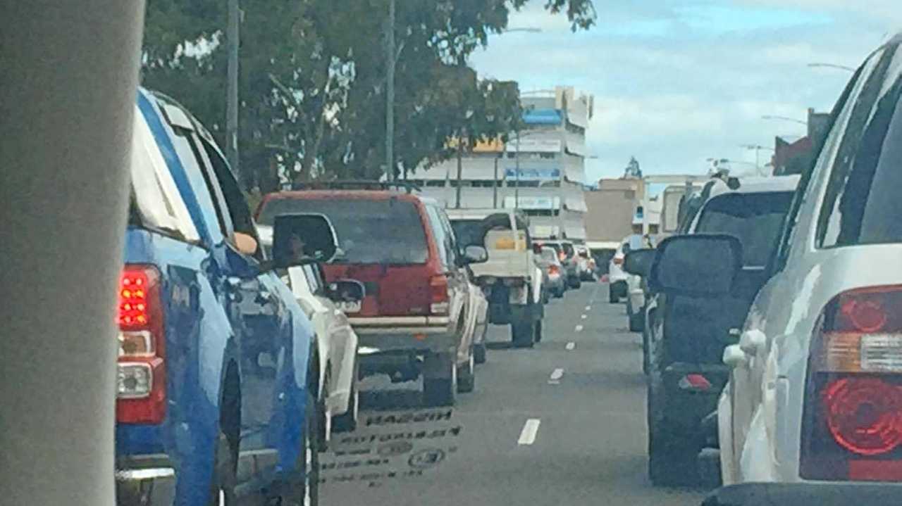 TRUMPED: Congestion and frustration were the only winners on the David Trumpy Bridge last week during the flooding of other city bridges.