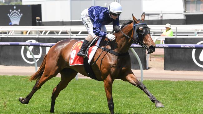 Rachel King will ride The Map in the Melbourne Cup on Tuesday Picture: Brett Holburt/Racing Photos via Getty Images