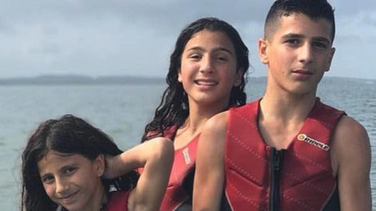 Antony (13), Angelina (12) and Sienna (8) Abdallah, who died on February 1, 2020. Picture: 7 NEWS