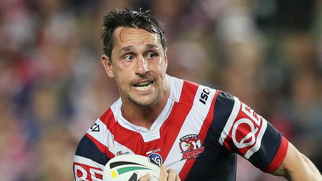 Mitchell Pearce in action. Picture: Brett Costello