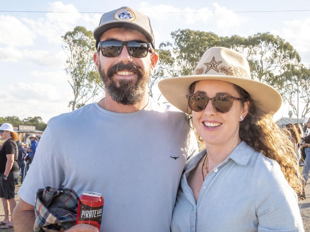 James Howitt and Lilah Paige. Meatstock 2023 at Toowoomba Showgrounds. Saturday, April 15, 2023. Picture: Nev Madsen.