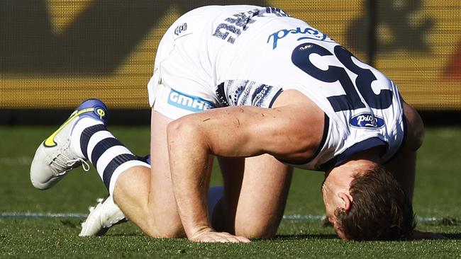 Dangerfield has battled niggles this season. Picture: AFL Photos/Getty Images