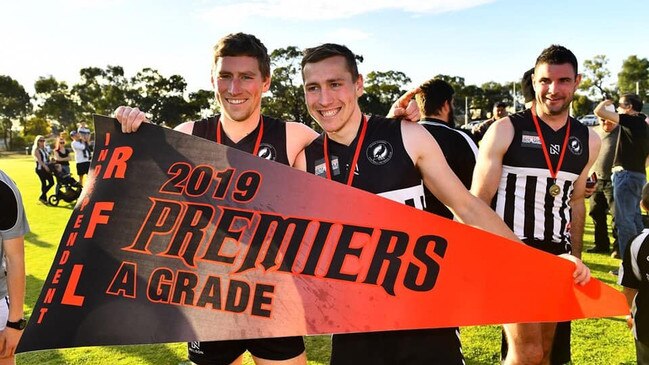 Former Waikerie gun Jacob Grieger (right) with brother Jack Grieger. Picture: Facebook